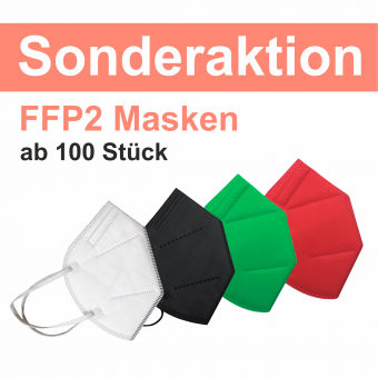 Sonderaktion FFP2-Masken bedruckt ab 100 St. 